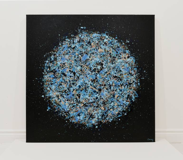 Original Abstract Geometric Painting by Lisa Carney