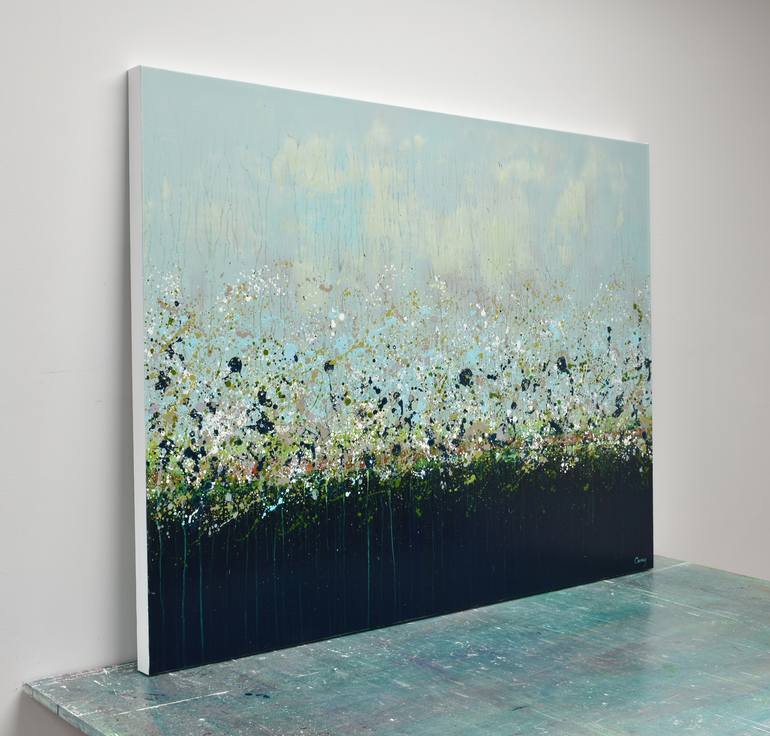 Original Abstract Landscape Painting by Lisa Carney