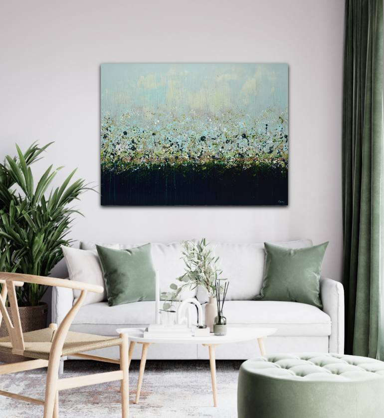 Original Abstract Landscape Painting by Lisa Carney