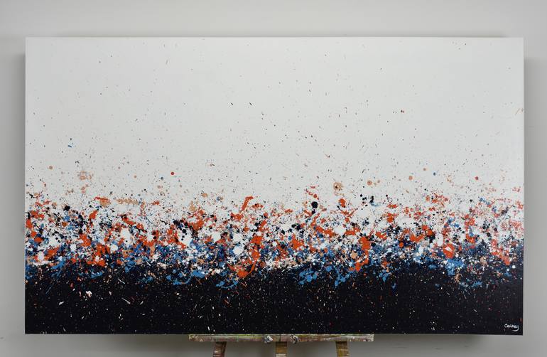 Original Abstract Expressionism Abstract Painting by Lisa Carney