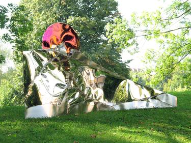 Original Abstract Garden Sculpture by Robert and Stefan Gahr