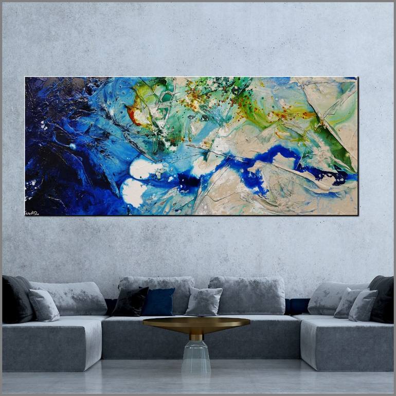 Original Expressionism Abstract Painting by Franko 