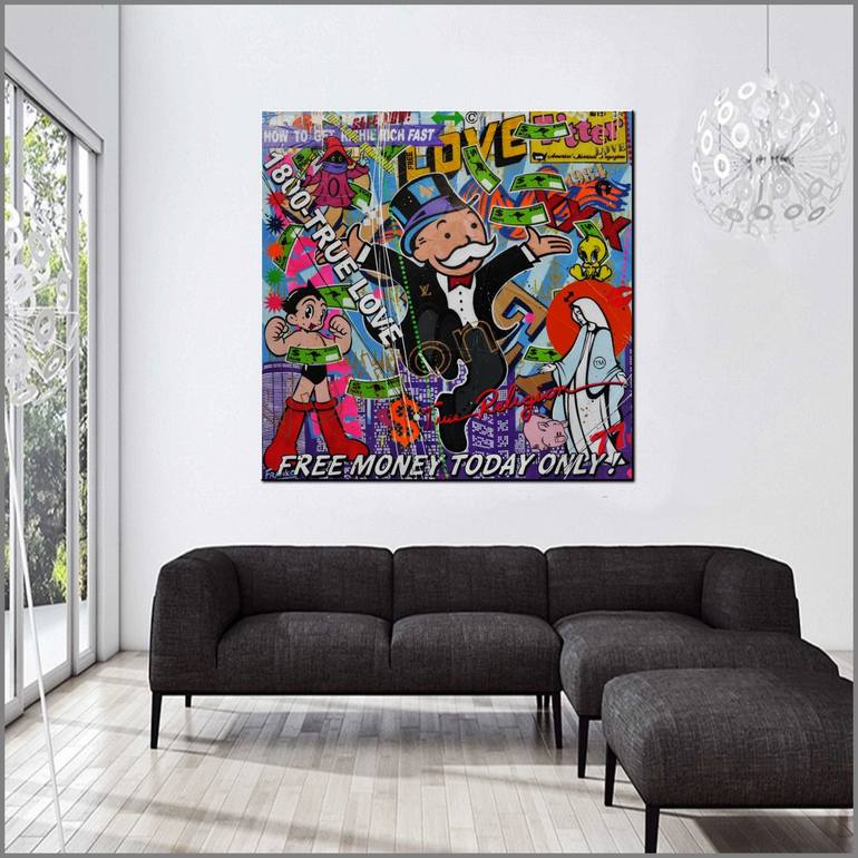 Original Street Art Pop Culture/Celebrity Painting by Franko 