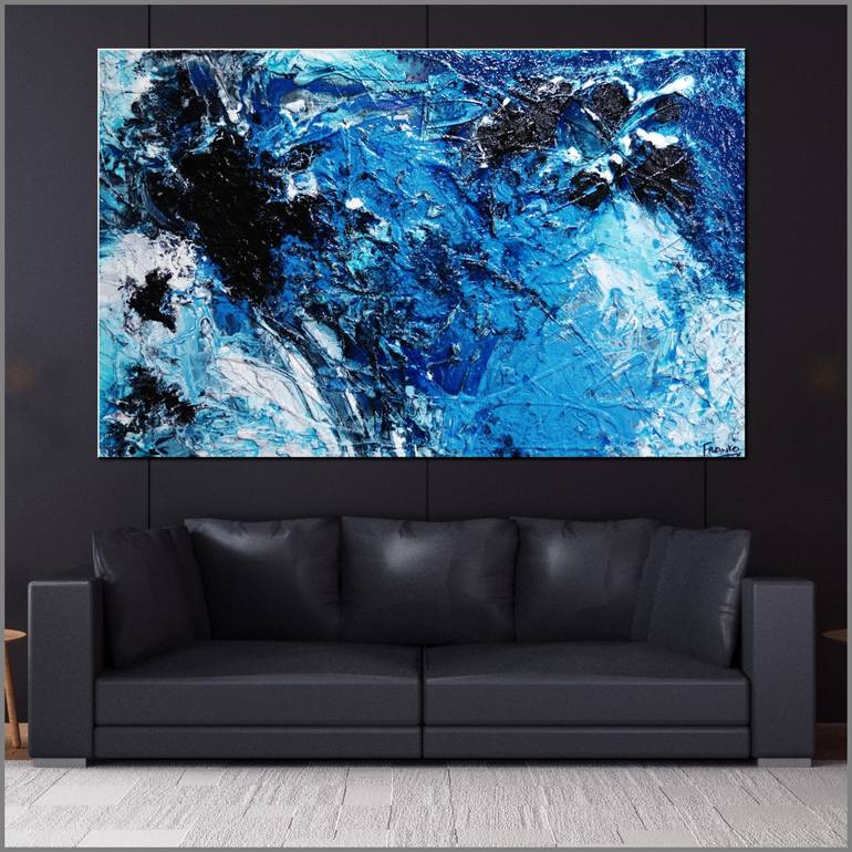 Original Photorealism Abstract Painting by Franko 