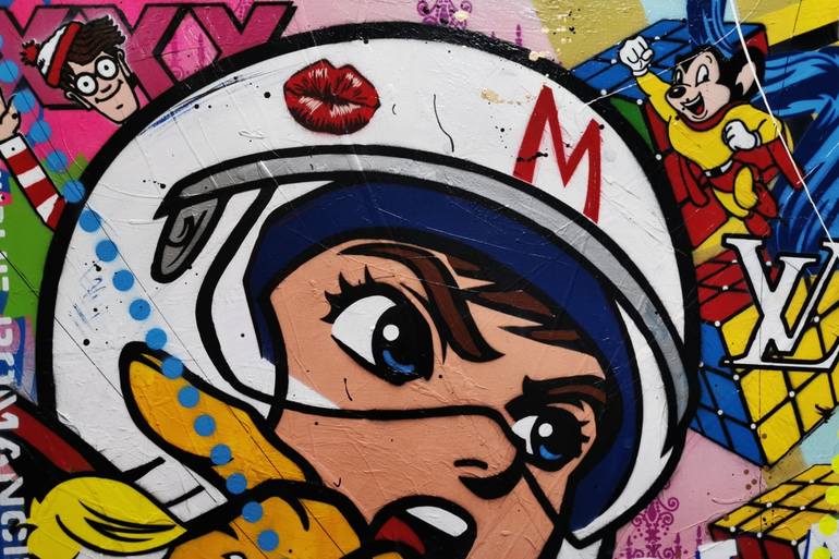 Original Pop Art Pop Culture/Celebrity Painting by Franko 