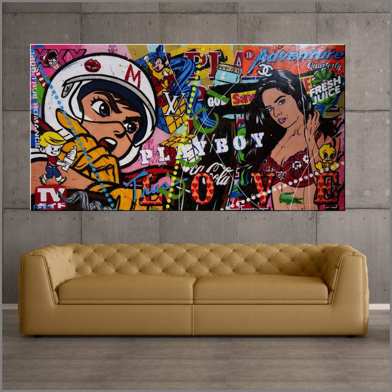 Original Pop Art Pop Culture/Celebrity Painting by Franko 