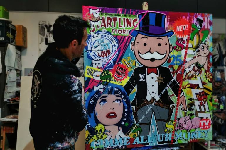 Original Pop Art Pop Culture/Celebrity Painting by Franko 