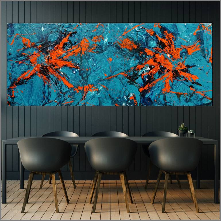 Original Conceptual Abstract Painting by Franko 