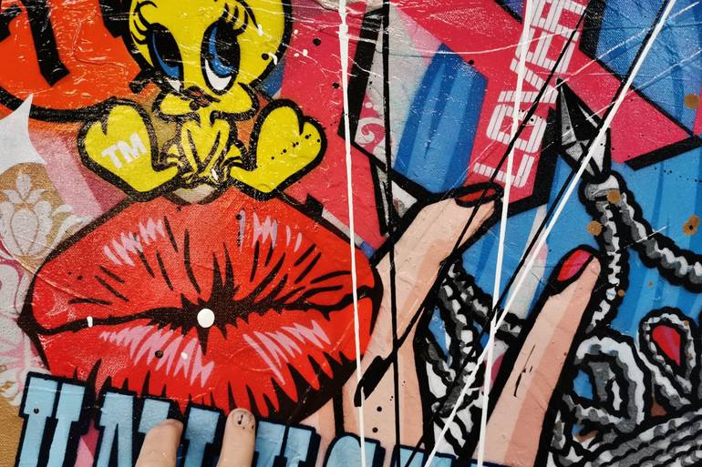 Original Pop Art Pop Culture/Celebrity Painting by Franko 