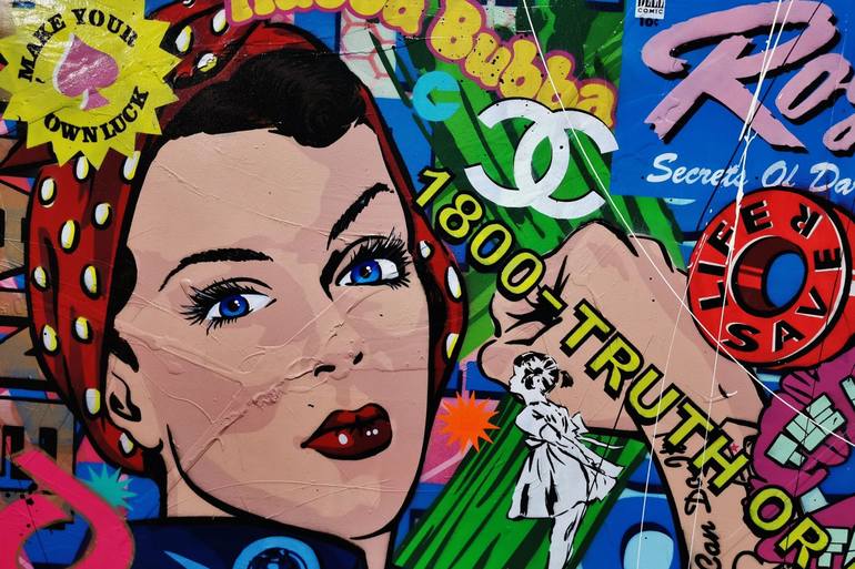 Original Pop Art Pop Culture/Celebrity Painting by Franko 