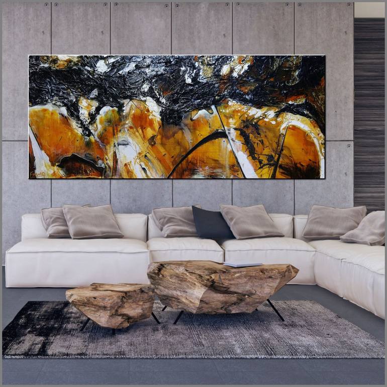 Original Abstract Expressionism Abstract Painting by Franko 