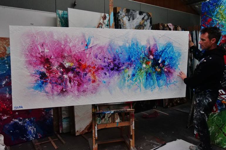 Original Expressionism Abstract Painting by Franko 
