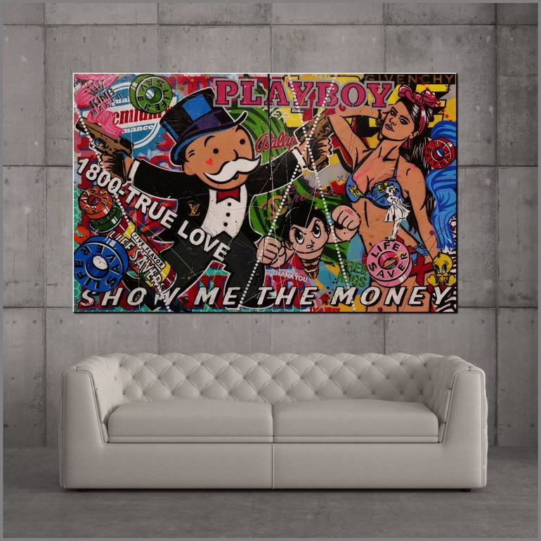 Original Pop Art People Painting by Franko 