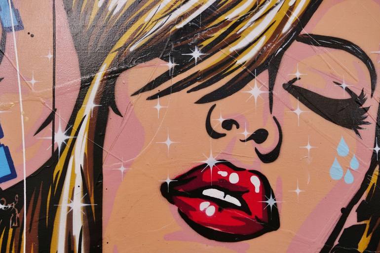 Original Modernism Women Painting by Paul Franklin