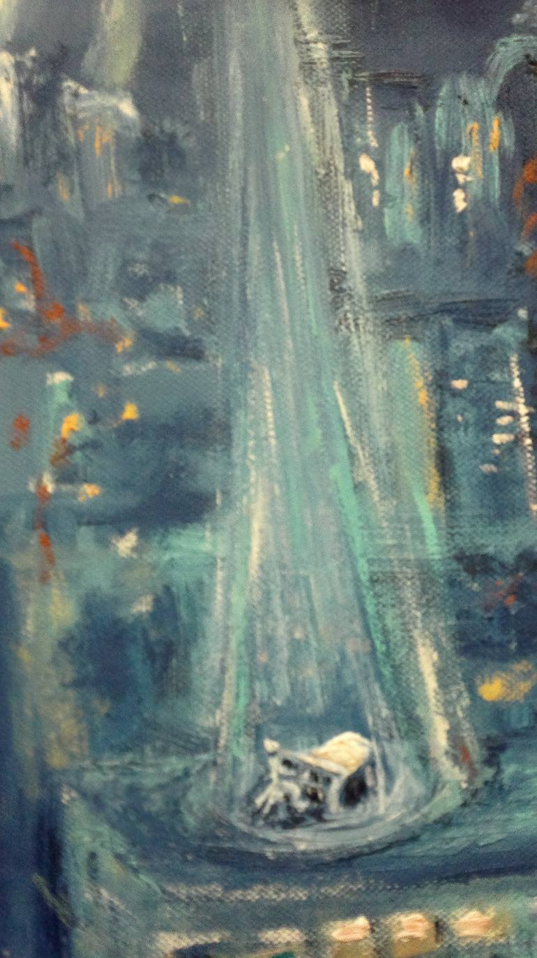 Original Abstract Expressionism Fantasy Painting by Marina Davidova