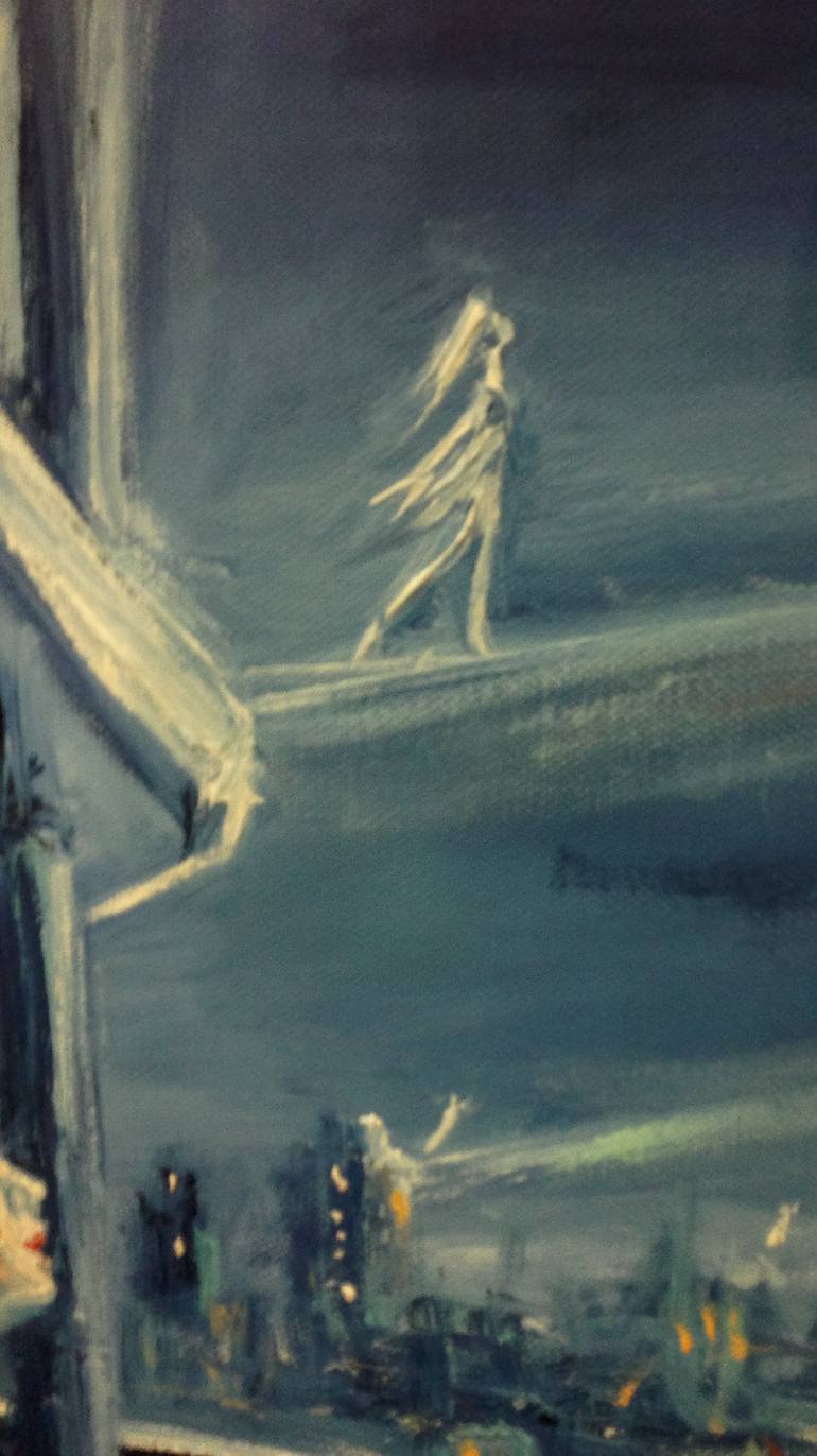 Original Abstract Expressionism Fantasy Painting by Marina Davidova
