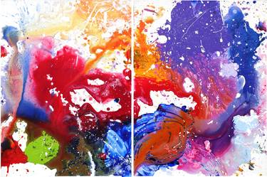 Original Abstract Expressionism Abstract Paintings by Alicia Sweet