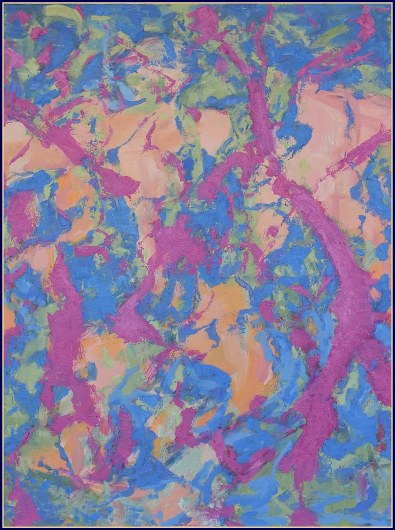 Original Abstract Expressionism Abstract Painting by George Brinner