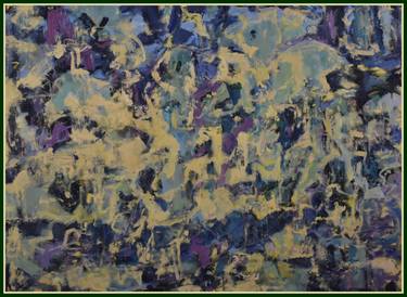 Original Abstract Expressionism Abstract Painting by George Brinner
