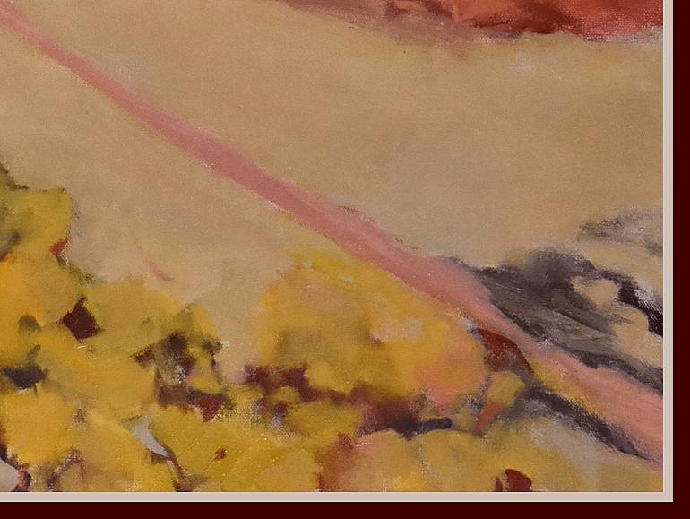 Original Abstract Expressionism Landscape Painting by George Brinner