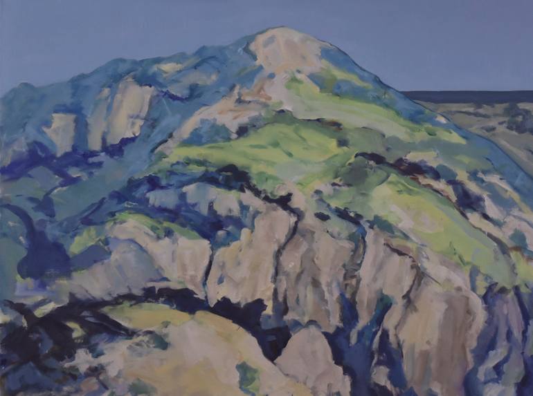 Original Abstract Expressionism Landscape Painting by George Brinner