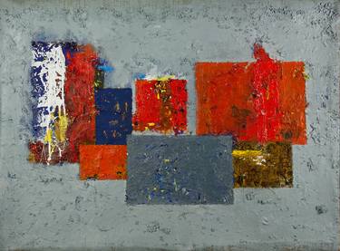 Print of Abstract Cities Paintings by Gualtiero Gualtieri