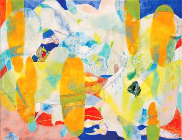Print of Abstract Expressionism Abstract Paintings by Chisato Yamada