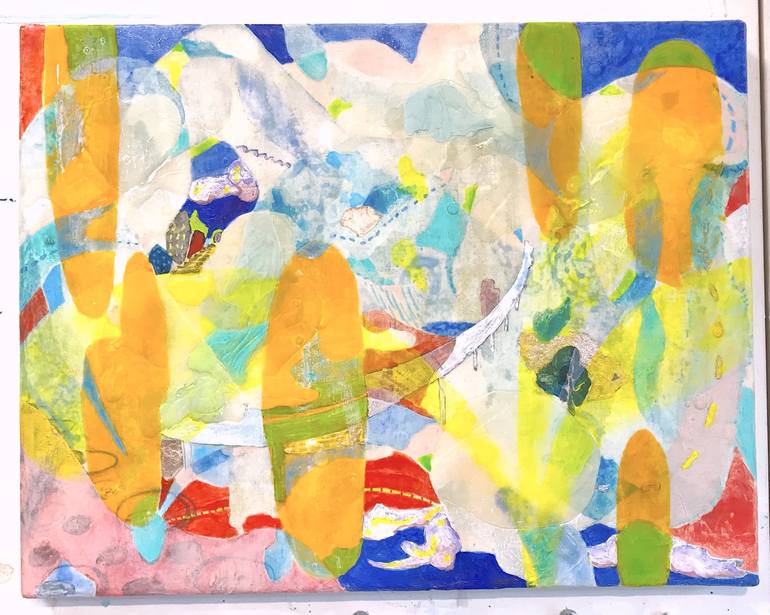 Original Abstract Painting by Chisato Yamada