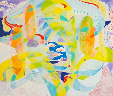 Original Abstract Paintings by Chisato Yamada