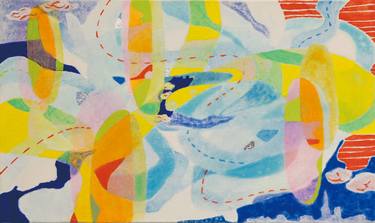 Print of Abstract Expressionism Abstract Paintings by Chisato Yamada