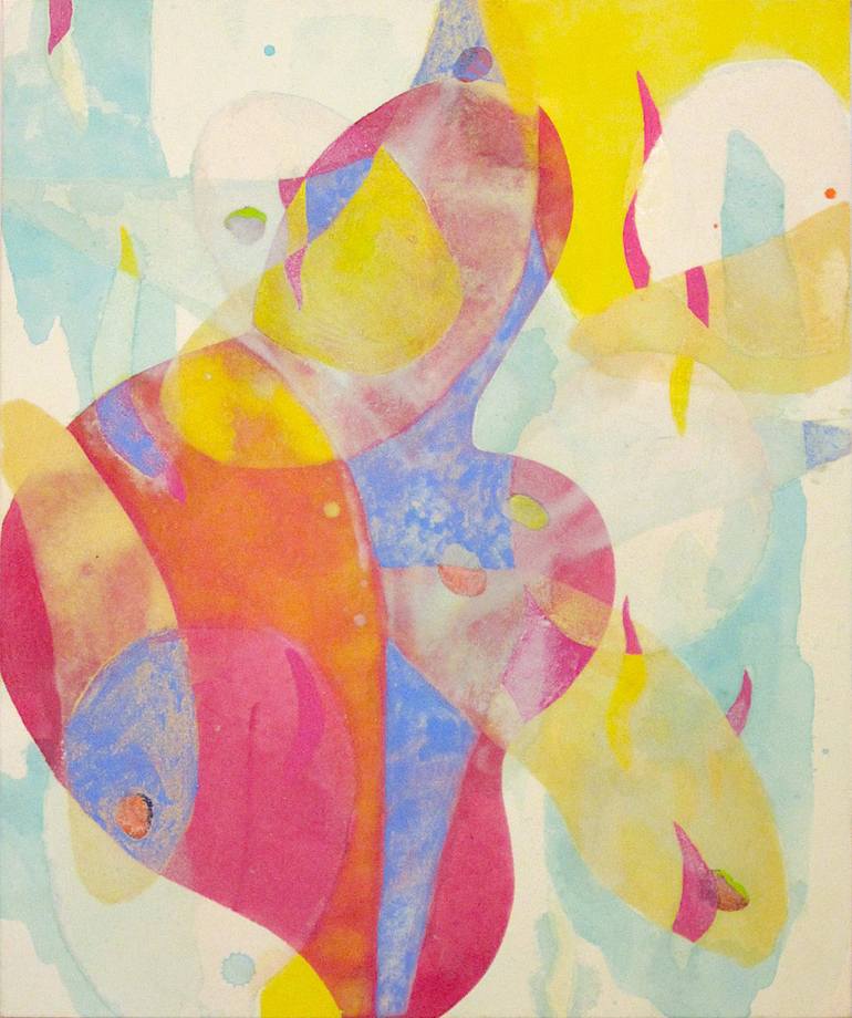 Print of Abstract Expressionism Abstract Paintings by Chisato Yamada