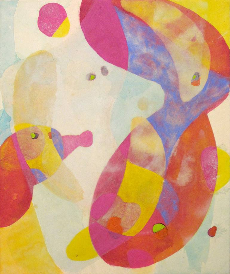 Print of Abstract Expressionism Abstract Paintings by Chisato Yamada