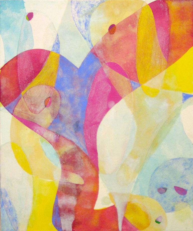 Print of Abstract Expressionism Abstract Paintings by Chisato Yamada