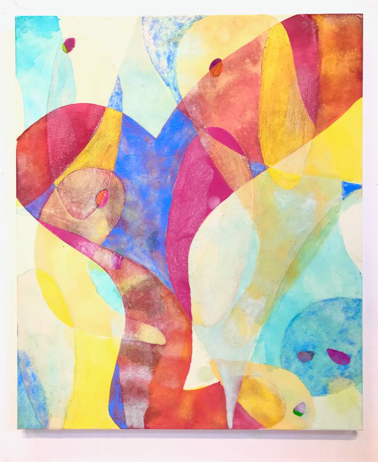 Original Abstract Expressionism Abstract Painting by Chisato Yamada
