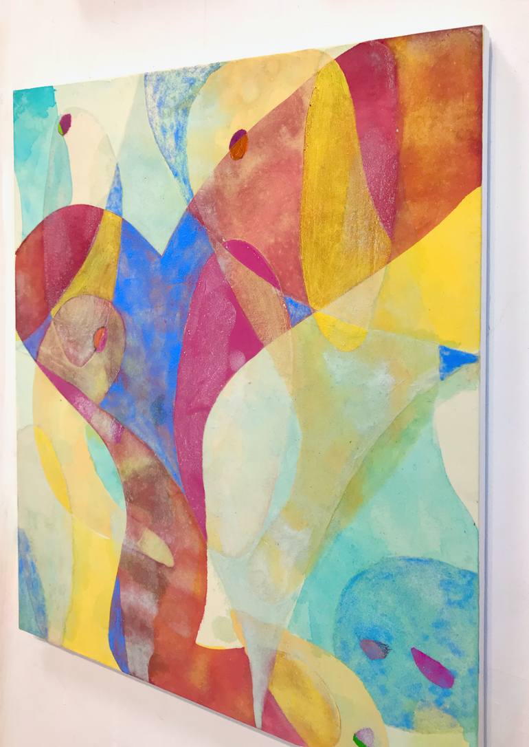 Original Abstract Expressionism Abstract Painting by Chisato Yamada