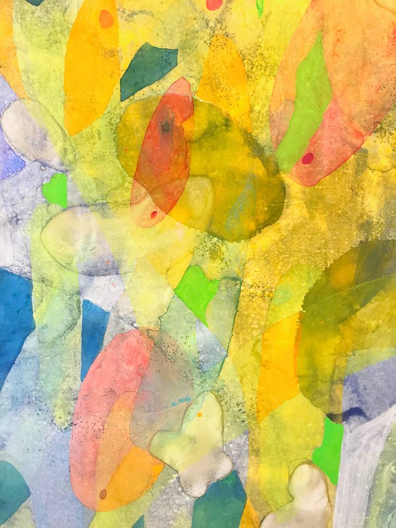 Original Abstract Expressionism Abstract Painting by Chisato Yamada