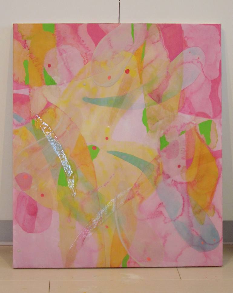 Original Abstract Painting by Chisato Yamada