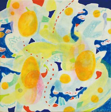 Original Abstract Expressionism Abstract Paintings by Chisato Yamada