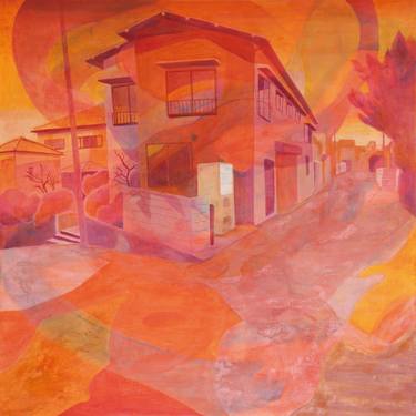 Original Abstract Expressionism Landscape Paintings by Chisato Yamada