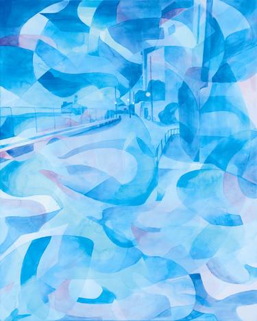 Original Abstract Expressionism Landscape Paintings by Chisato Yamada