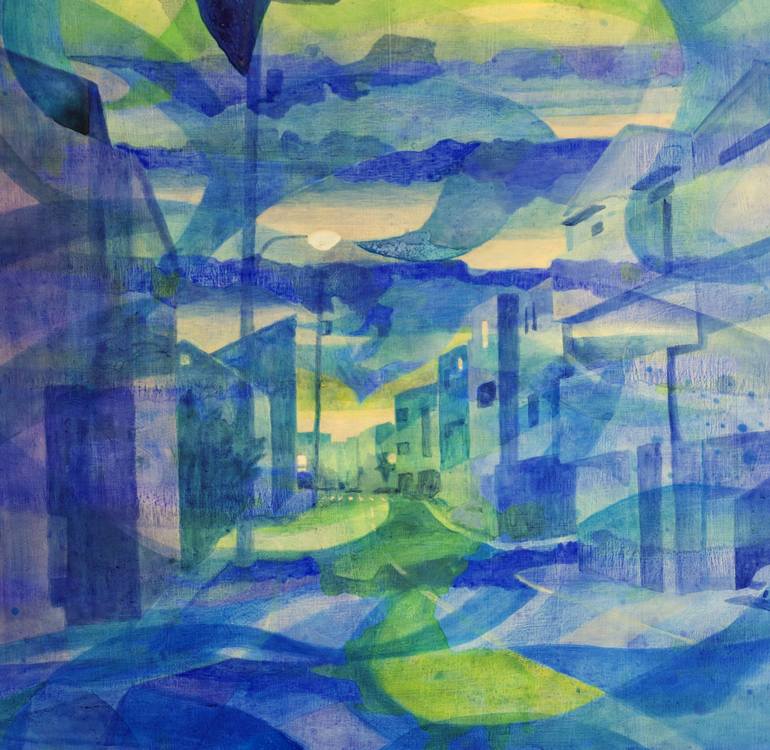 Original Landscape Painting by Chisato Yamada