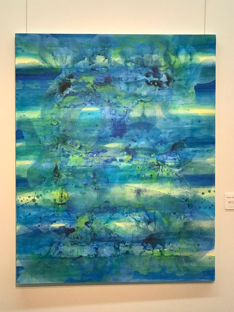 Original Abstract Expressionism Abstract Painting by Chisato Yamada
