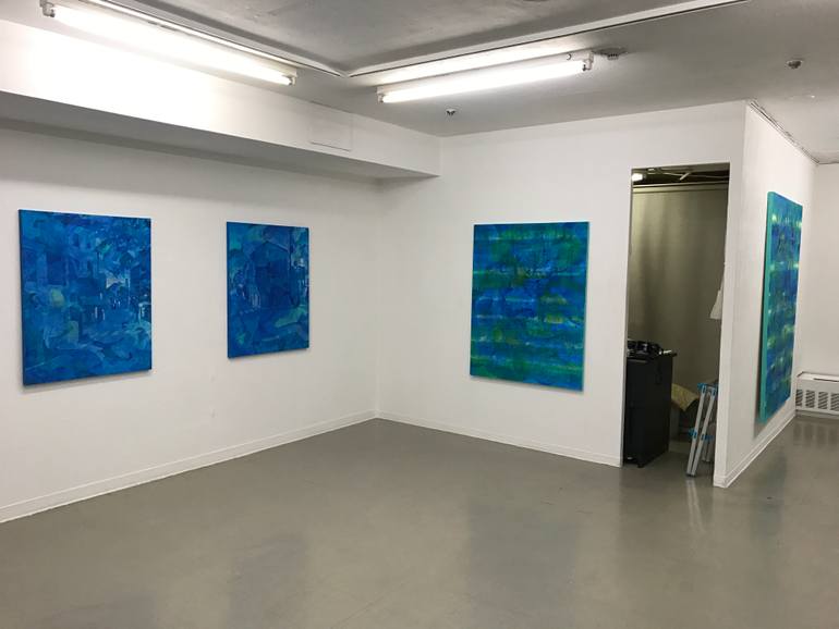 Original Abstract Expressionism Abstract Painting by Chisato Yamada