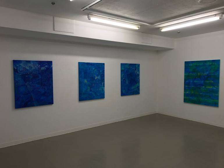 Original Abstract Expressionism Abstract Painting by Chisato Yamada