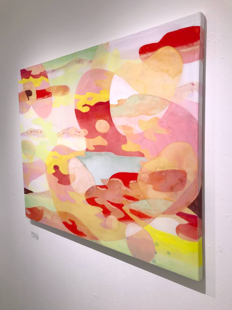 Original Abstract Expressionism Abstract Painting by Chisato Yamada