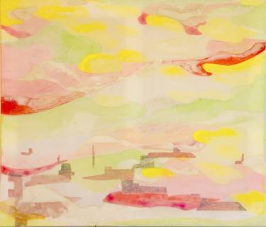 Print of Abstract Landscape Paintings by Chisato Yamada