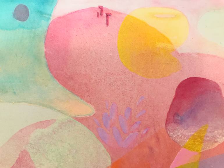 Original Abstract Landscape Painting by Chisato Yamada