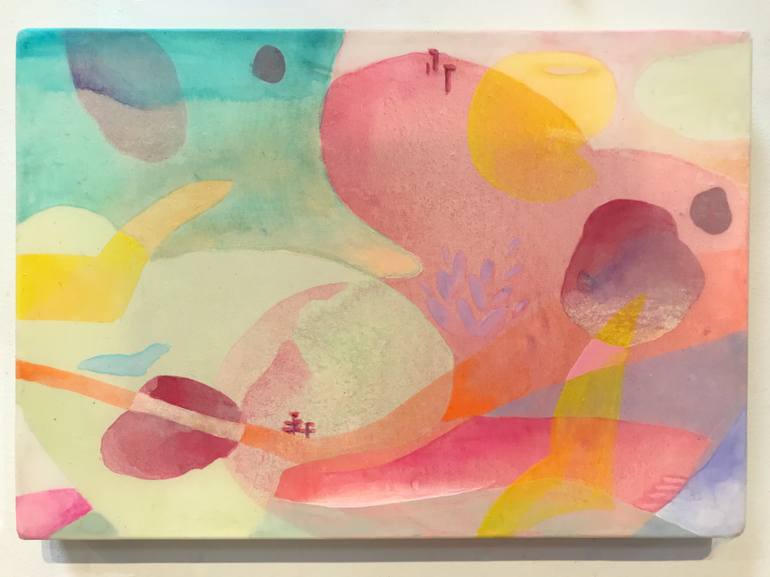 Original Abstract Landscape Painting by Chisato Yamada