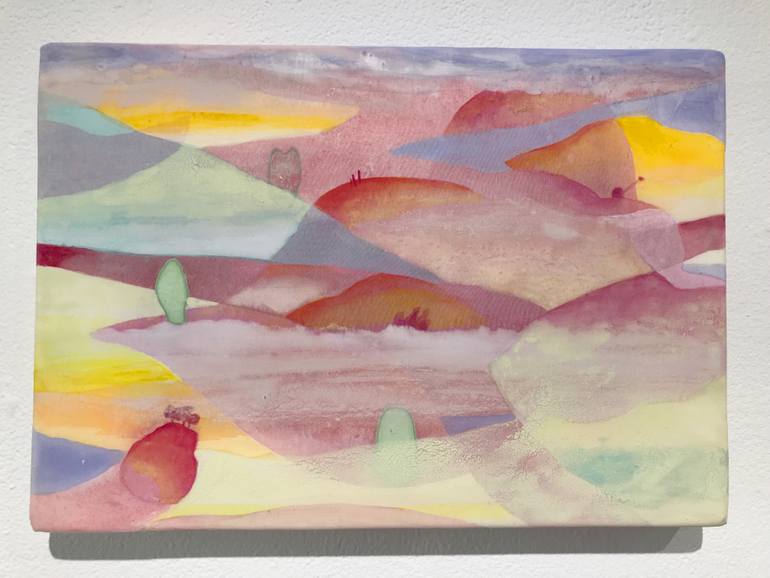 Original Abstract Expressionism Abstract Painting by Chisato Yamada