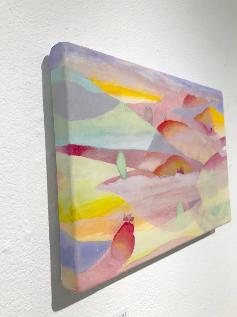 Original Abstract Expressionism Abstract Painting by Chisato Yamada